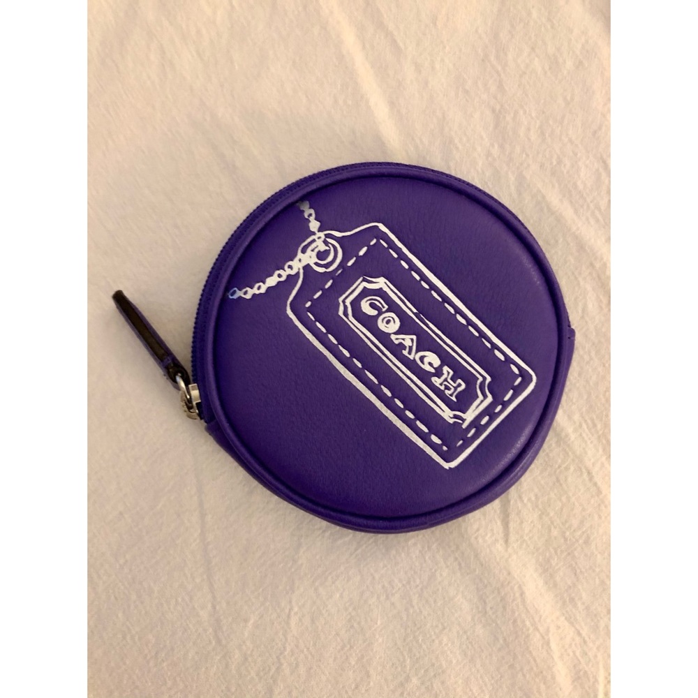 🔸 NEW Coach Zip Around Coin Purse